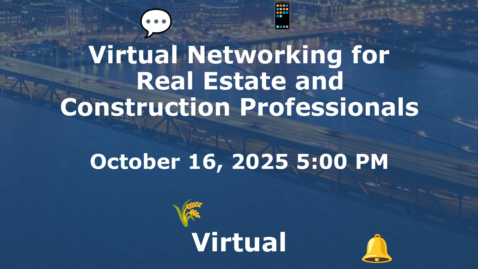 Virtual Networking for Real Estate and Construction Professionals event image